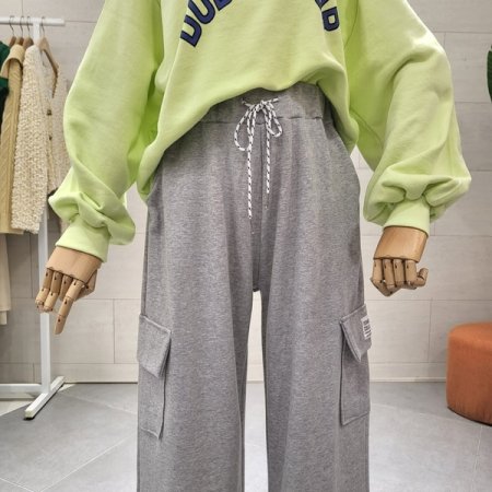 와이드 패치카고 팬츠