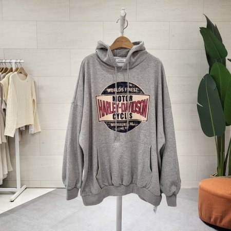 루즈핏 빈티지 할리후드맨투맨