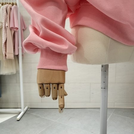 레터링 반지퍼카라 맨투맨