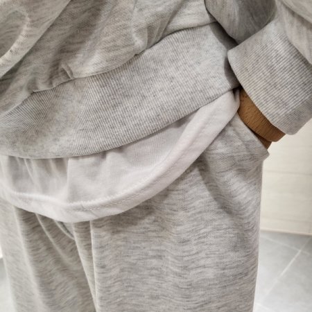 등판스마일 레이어드 조거세트