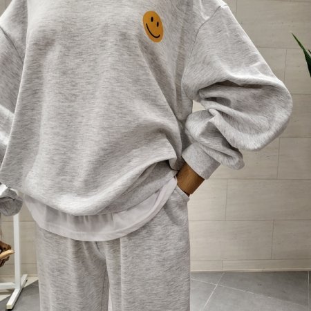 등판스마일 레이어드 조거세트