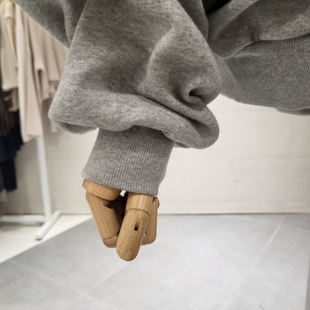 루즈핏 백레터링 후드집업 점퍼