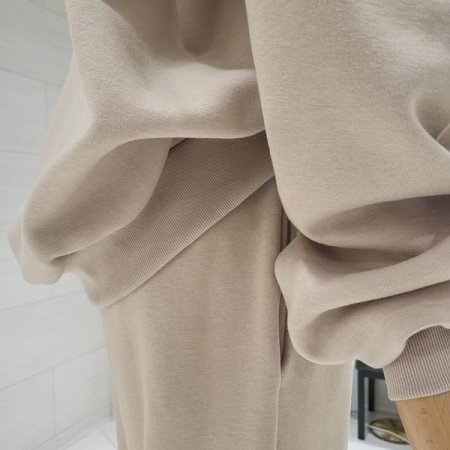 루즈핏 플로리 기모 후드세트