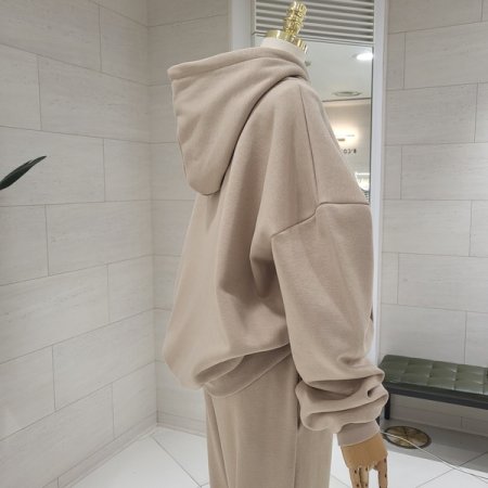 루즈핏 플로리 기모 후드세트