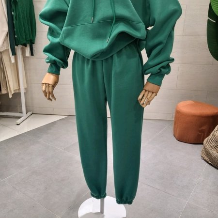 라켓 기모후드 조거세트