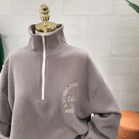 캐나다 자수 골지 니트세트