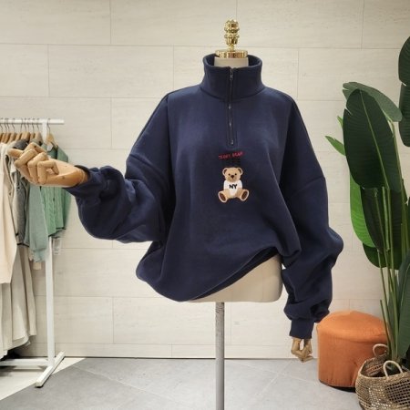 레드 테디레터링 기모맨투맨