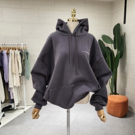 루즈핏 더문 기모 후드맨투맨