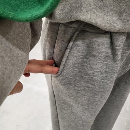 기모 일자통 밴드팬츠