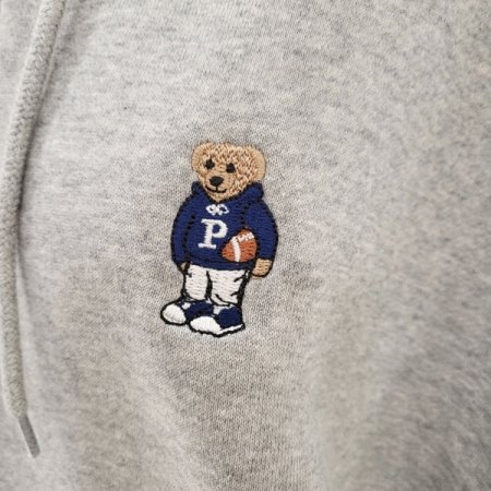 기모 테디자수 반집업 후드맨투맨