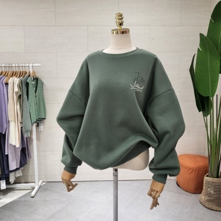 기모 치즈제리 맨투맨