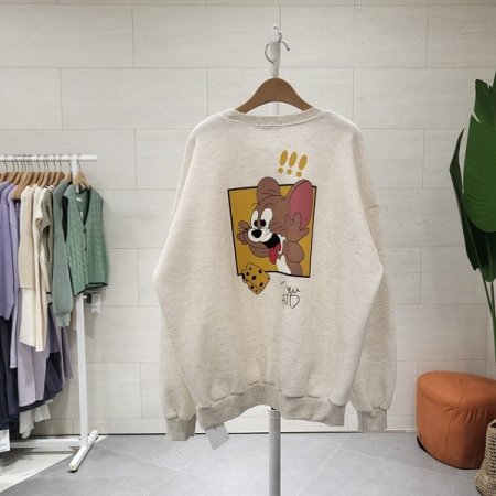 기모 치즈제리 맨투맨