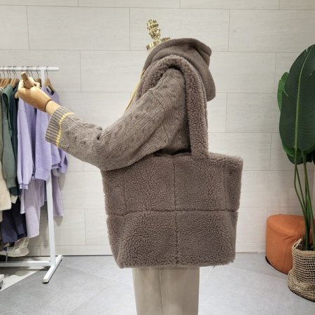 뽀글이 미듐 숄더백