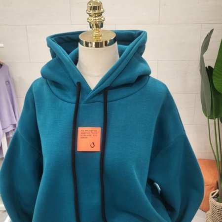 기모 포스터 후드맨투맨