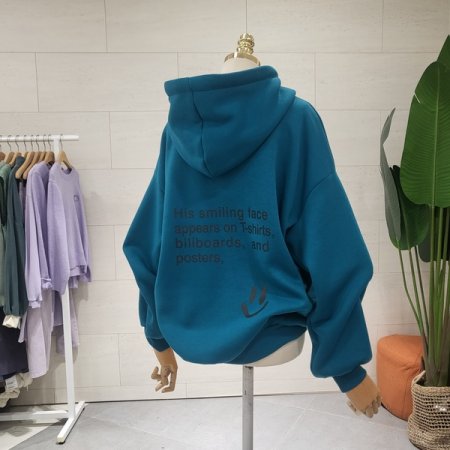 기모 포스터 후드맨투맨