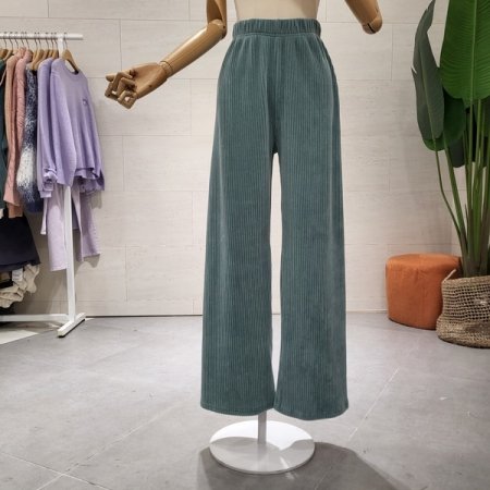 소프트 골지 통팬츠