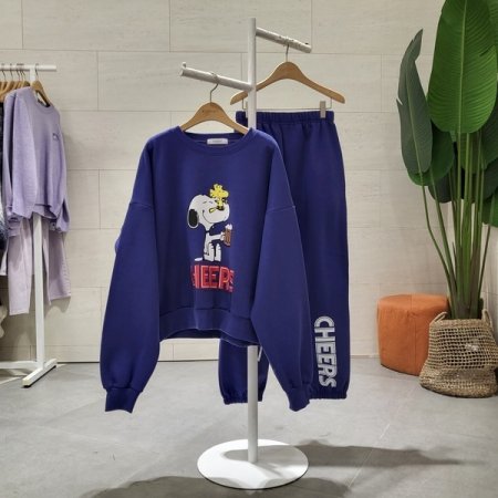 기모 치얼쓰 조거세트