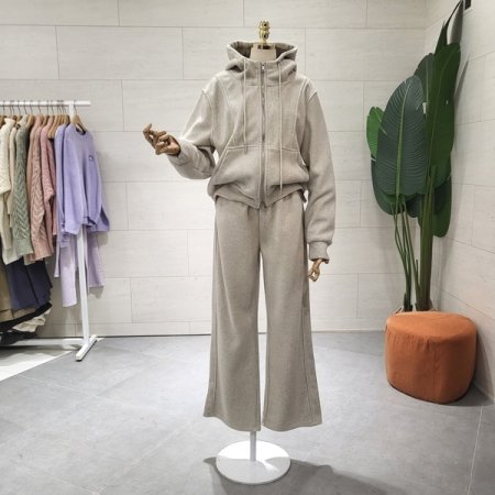 기모 후드집업 와이드세트