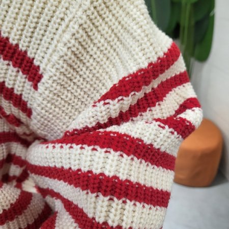 단가라 파리부클 니트티셔츠