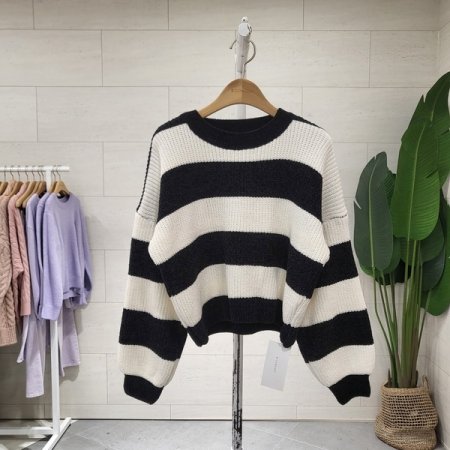 솜사탕 단가라 니트