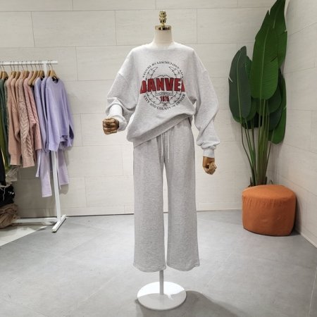 덴버 면쭈리 와이드팬츠세트