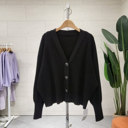 사선라인 루루 니트가디건