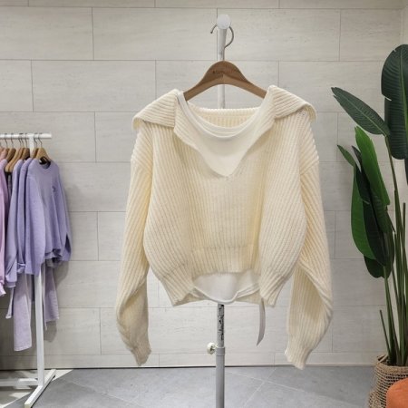 세라하찌 민소매 니트세트