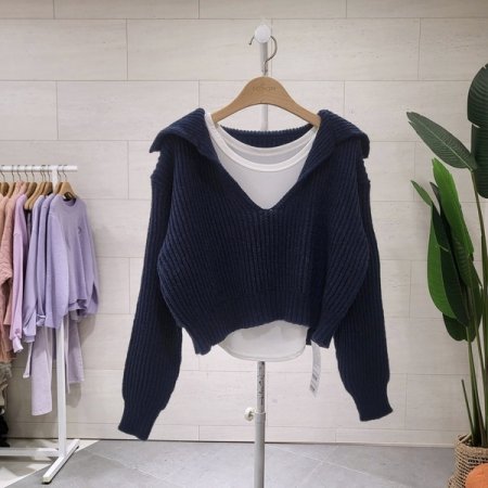 세라하찌 민소매 니트세트