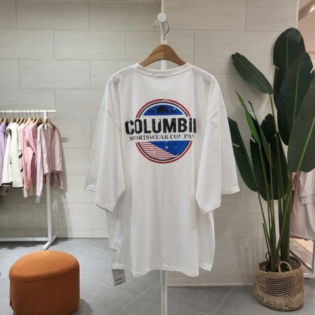 루즈핏 콜롬비 반팔티셔츠