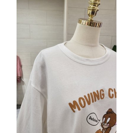 루즈핏 제리치즈 티셔츠