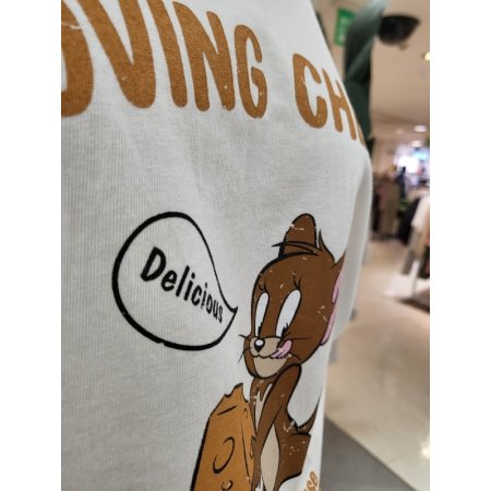루즈핏 제리치즈 티셔츠