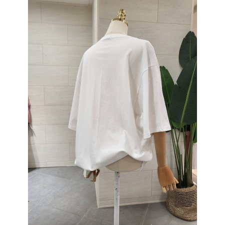 루즈핏 제리치즈 티셔츠