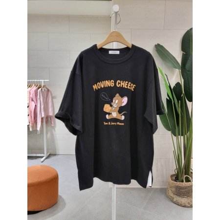 루즈핏 제리치즈 티셔츠