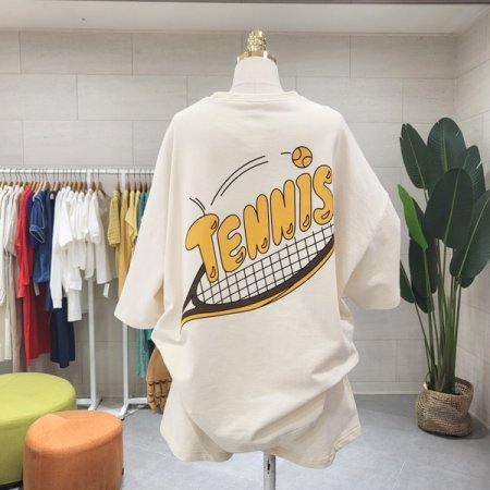 테니스 백프린팅 반바지세트