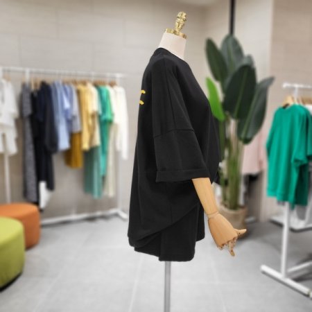 백 컬러프린트 아도반바지세트