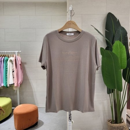 텐션 흘림체 반팔티셔츠