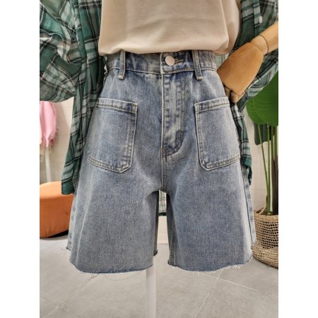 앞포켓 4부 컷팅 반바지