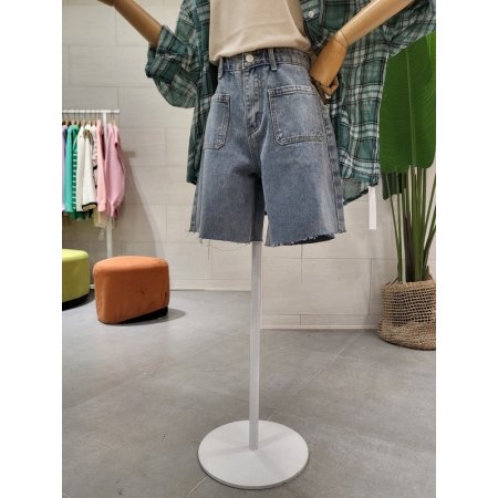 앞포켓 4부 컷팅 반바지