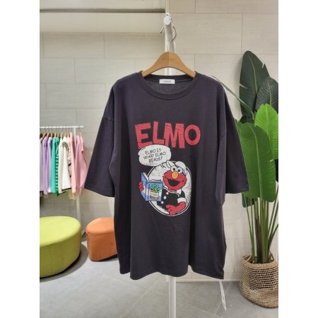 루즈핏 엘모 반팔티셔츠