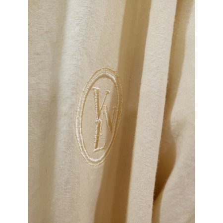 루즈핏 가슴자수 코튼남방