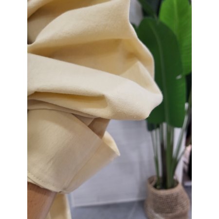 루즈핏 가슴자수 코튼남방