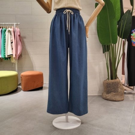 청지 와이드 통팬츠