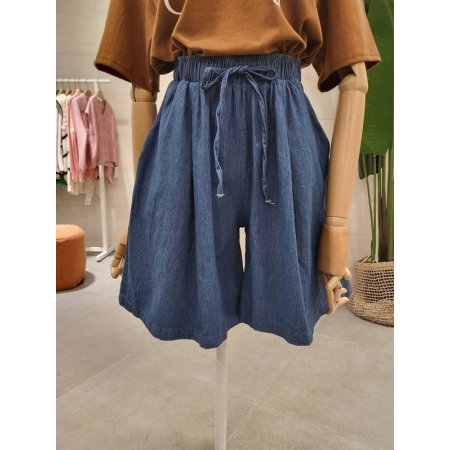 허리끈 치마 반바지