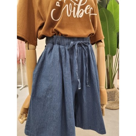 허리끈 치마 반바지