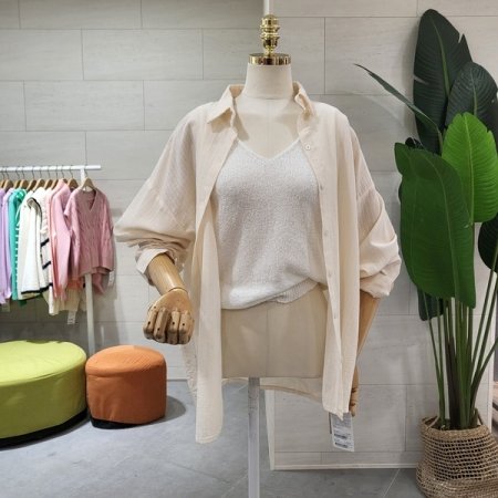 루즈핏 썸머 스트라이프 남방