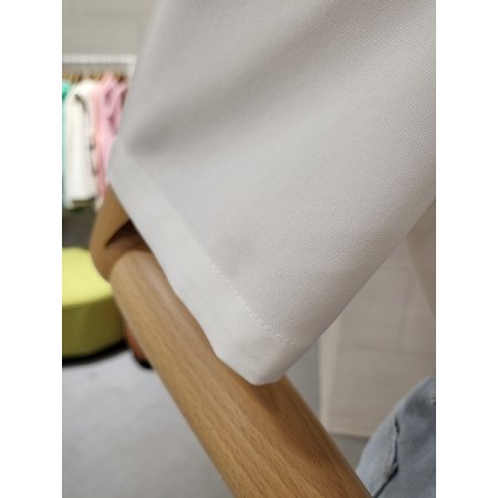 찰랑 오픈 반팔 브이셔츠