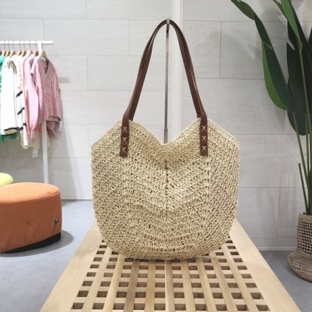 라탄 짜임 숄더백