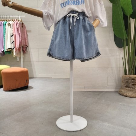 사방 스판 끈반바지