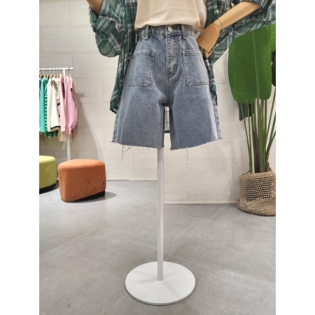 앞포켓 4부컷팅 반바지