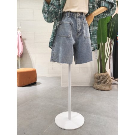 앞포켓 4부컷팅 반바지